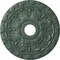Ekena Millwork Spring Leaf Ceiling Medallion (Canopies up to 5 5/8"), 19 7/8"OD x 3 5/8"ID x 1 1/4"P, Cloud Burst CM19SPCBF - alternate 1